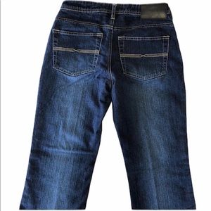 Express Bootcut Jeans Size 5/6 Dark Wash NWOT Classic Stretch Denim Y2K